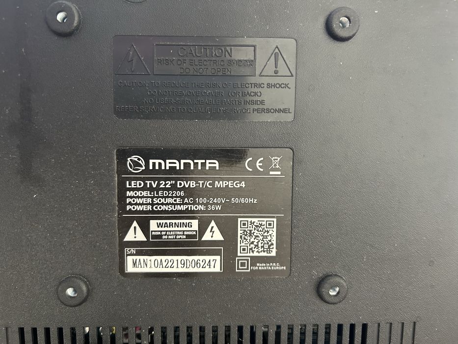 Telewizor 22” do kampera/przyczepy Manta dekoder gratis