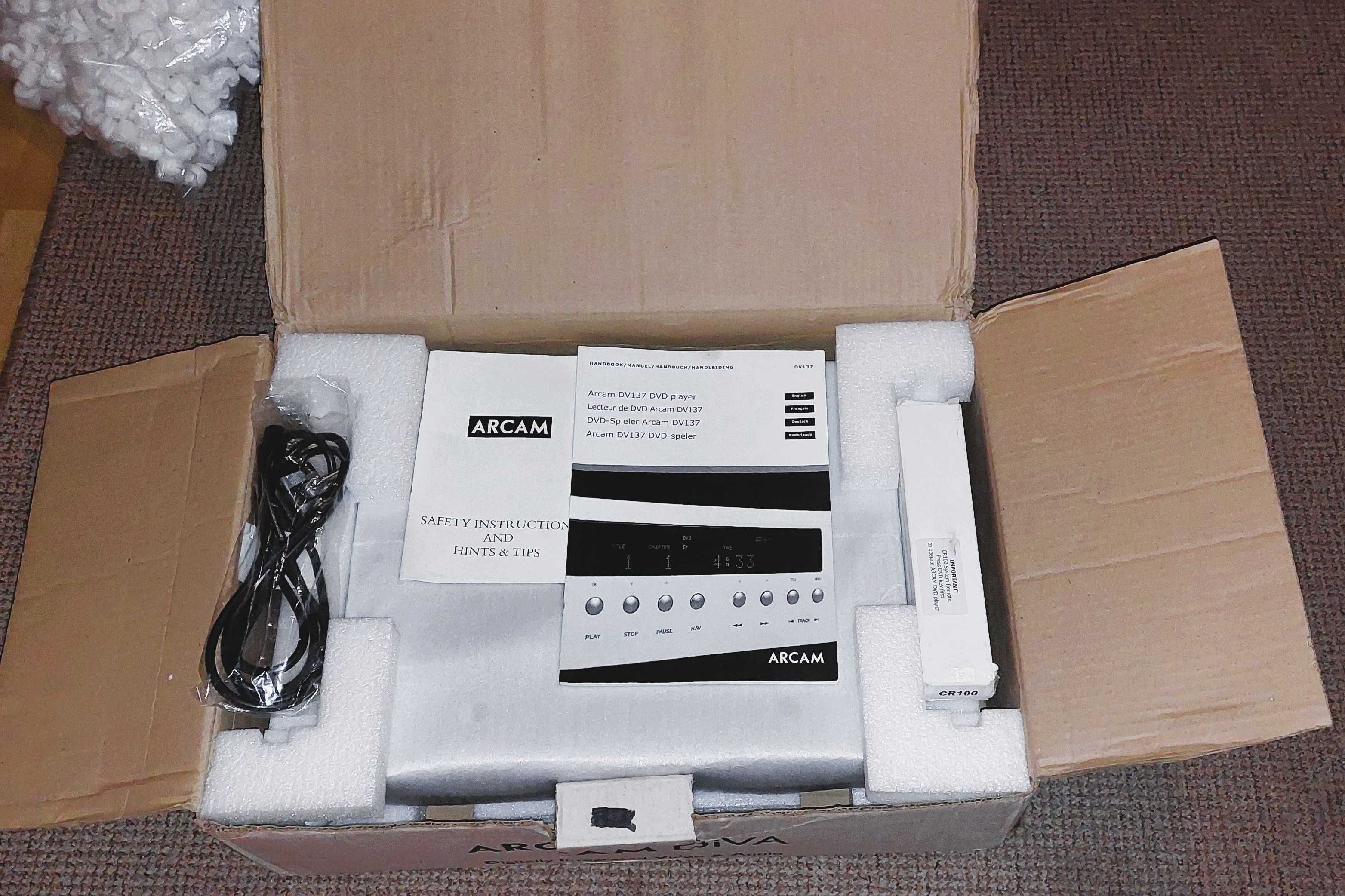 Odtwarzacz DVD / SACD multichannel 5.1/ CD Arcam DiVA DV137 Audiophile