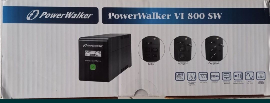 ДБЖ PowerWalker 800sw