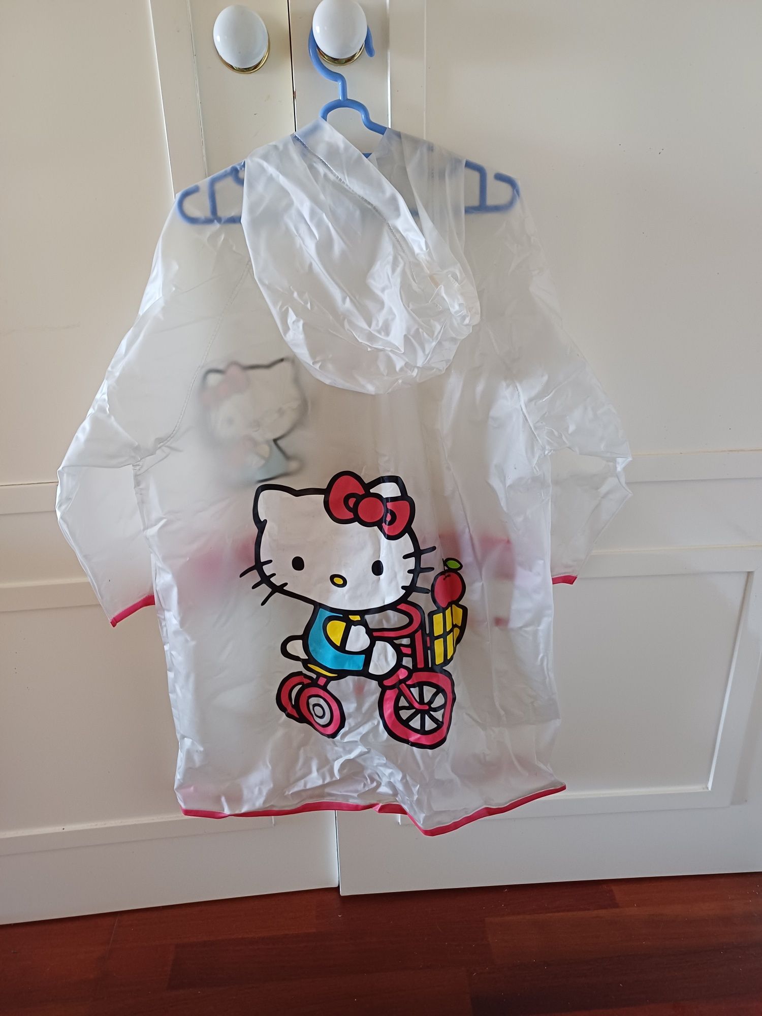 Capa para chuva impermeável Hello Kitty