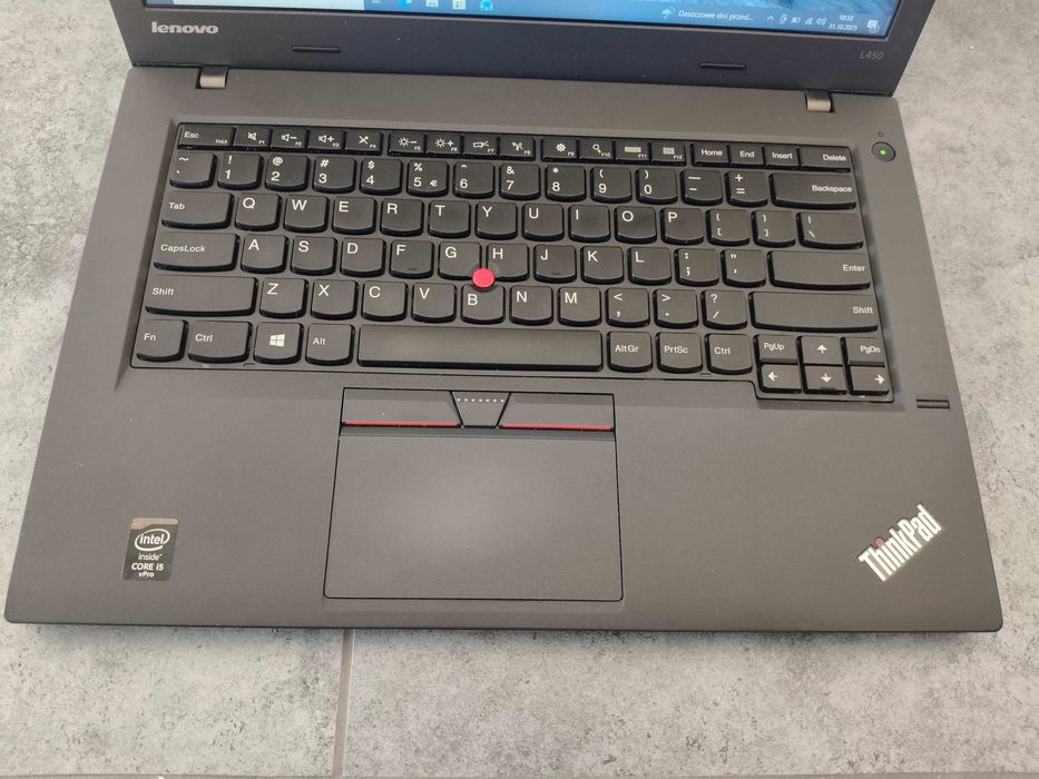 Lenovo L450 i5-5300U 16GB 256GB SSD Diagnostyka