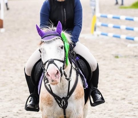 Nauszniki PONY fioletowe