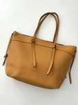 ZARA musztardowa torba shopperka