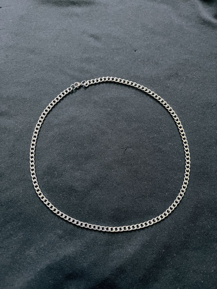 Biżuteria unisex łańcuszek chain łańcuch naszyjnik 50 cm pancerka nowy