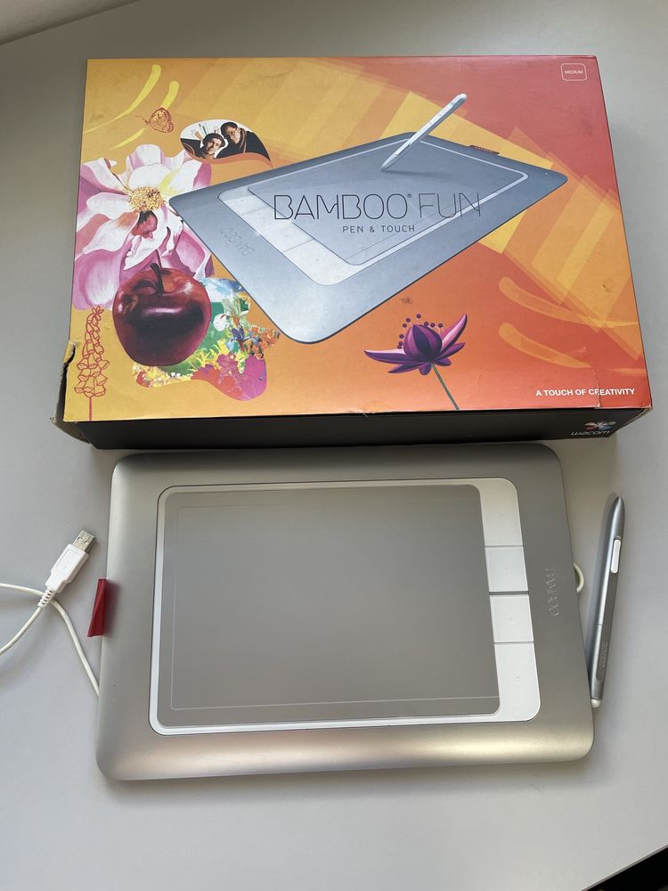 Wacom Intuos Bamboo fun medium com caneta