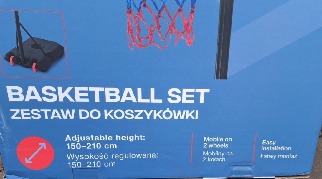 Nowy Kosz do koszykówki 150-210cm
