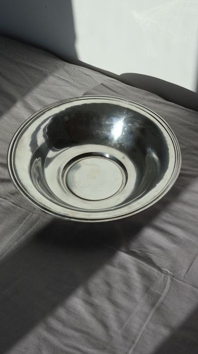Bacia e Jarro em estanho puro