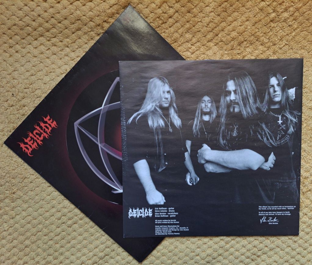 Deicide  - Legion LP vinyl First Press Death Metal