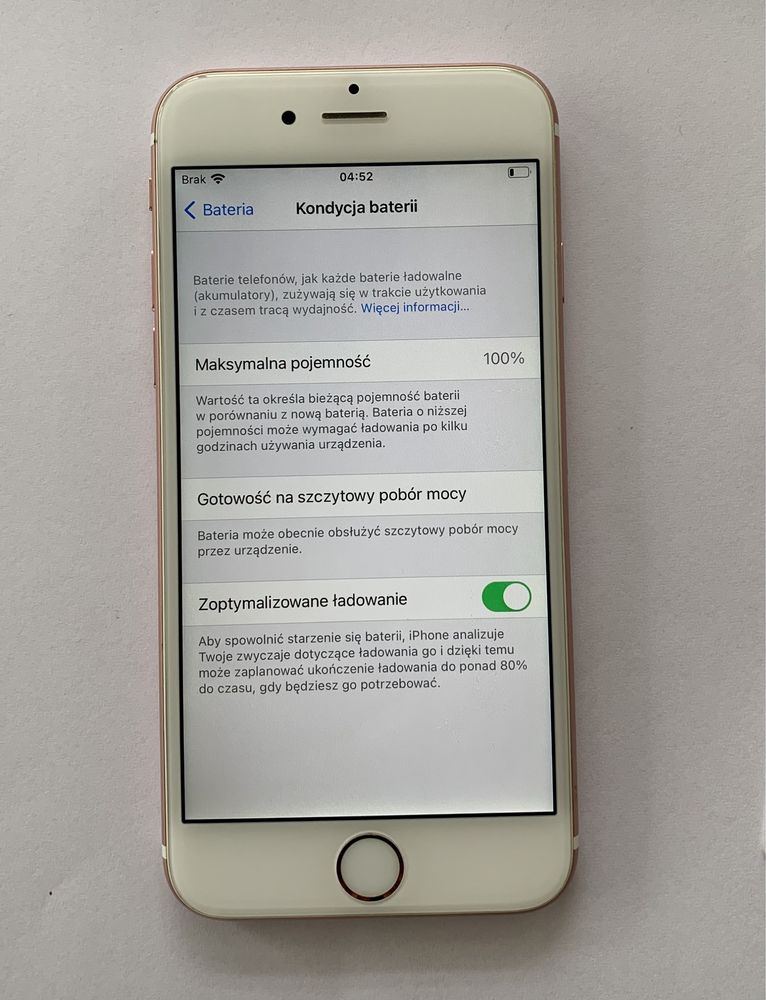 iPhone 6S 16GB  kolor Rosegold, Stan idealny, bateria 100%