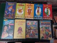 Cassetes VHS e DVD filmes infantis