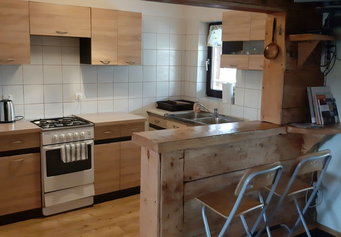 Noclegi w Bieszczadach-domek u bażanta, 7+1os.Sauna, Uherce Min.