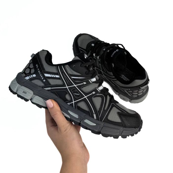 Кросовки Asics Gel Kahana 8 grey/black (Gore-Tex, термо)