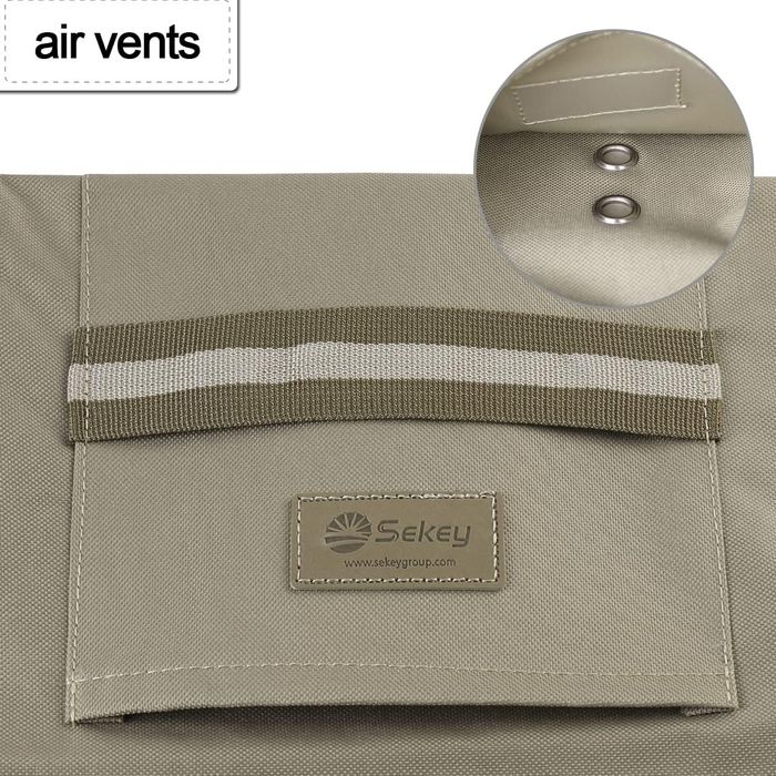 Sekey Pokrowiec na Parasol 160x62 Oxford 600D Wodoodporny UV Brąz