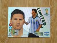 karta XXL Leo Messi limited edition mundial 2014 w Brazylii