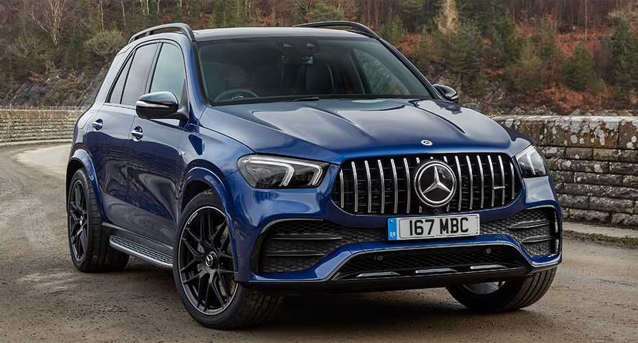 Решетка радиатора Mercedes GLE W167 AMG Design ( Хром / Глянец )