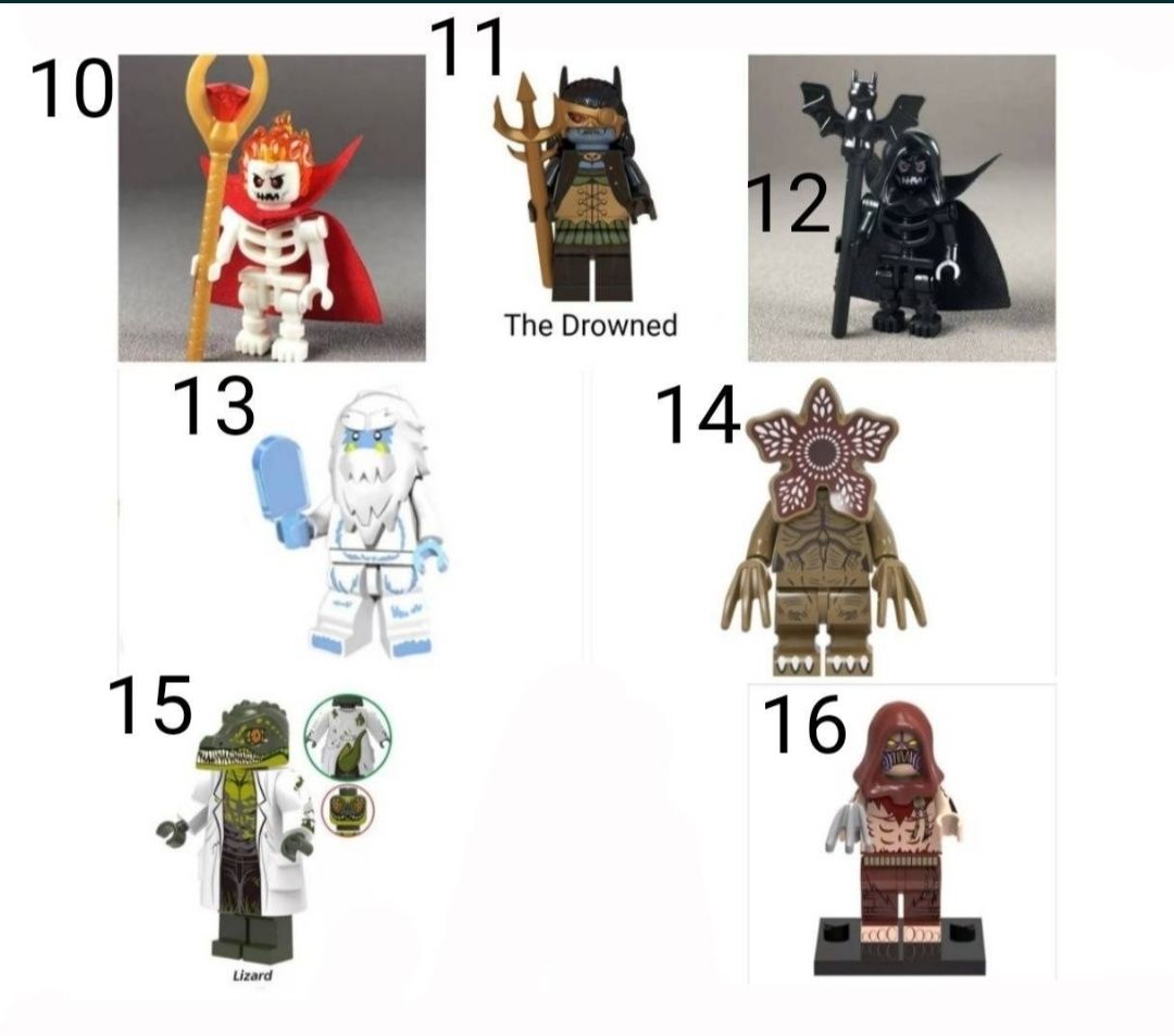 Nowe klocki figurka potwór zmora horror kompatybilne z Lego