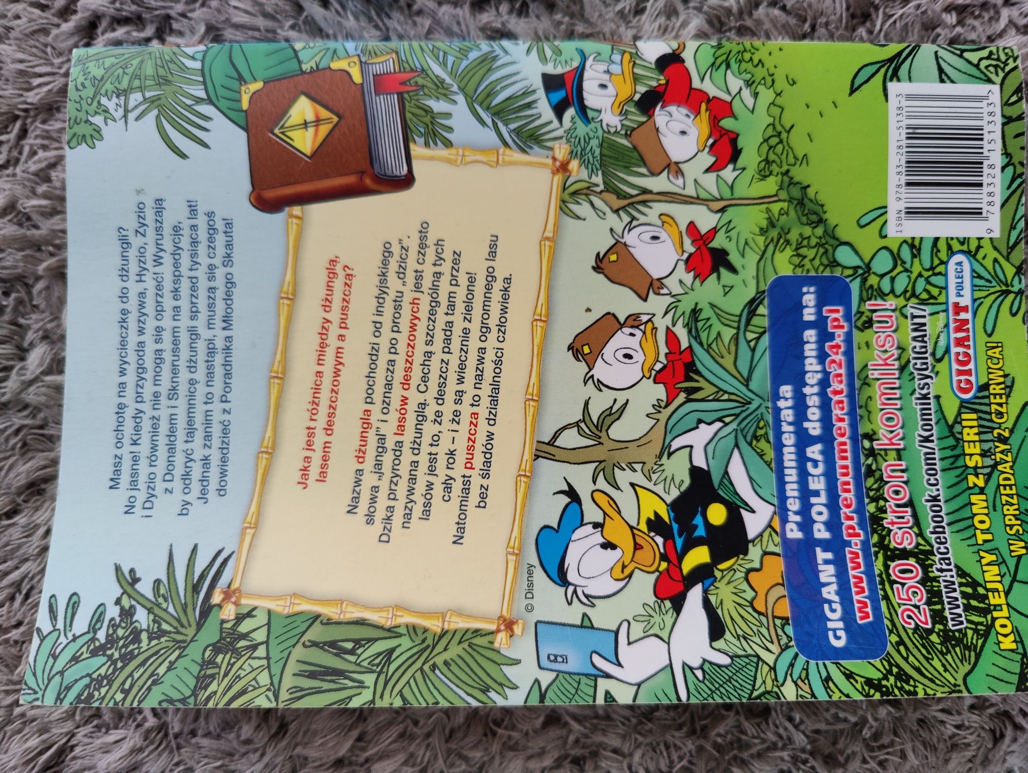 Komiks Gigant poleca Szczęśliwy traf i Amazońska pułapka