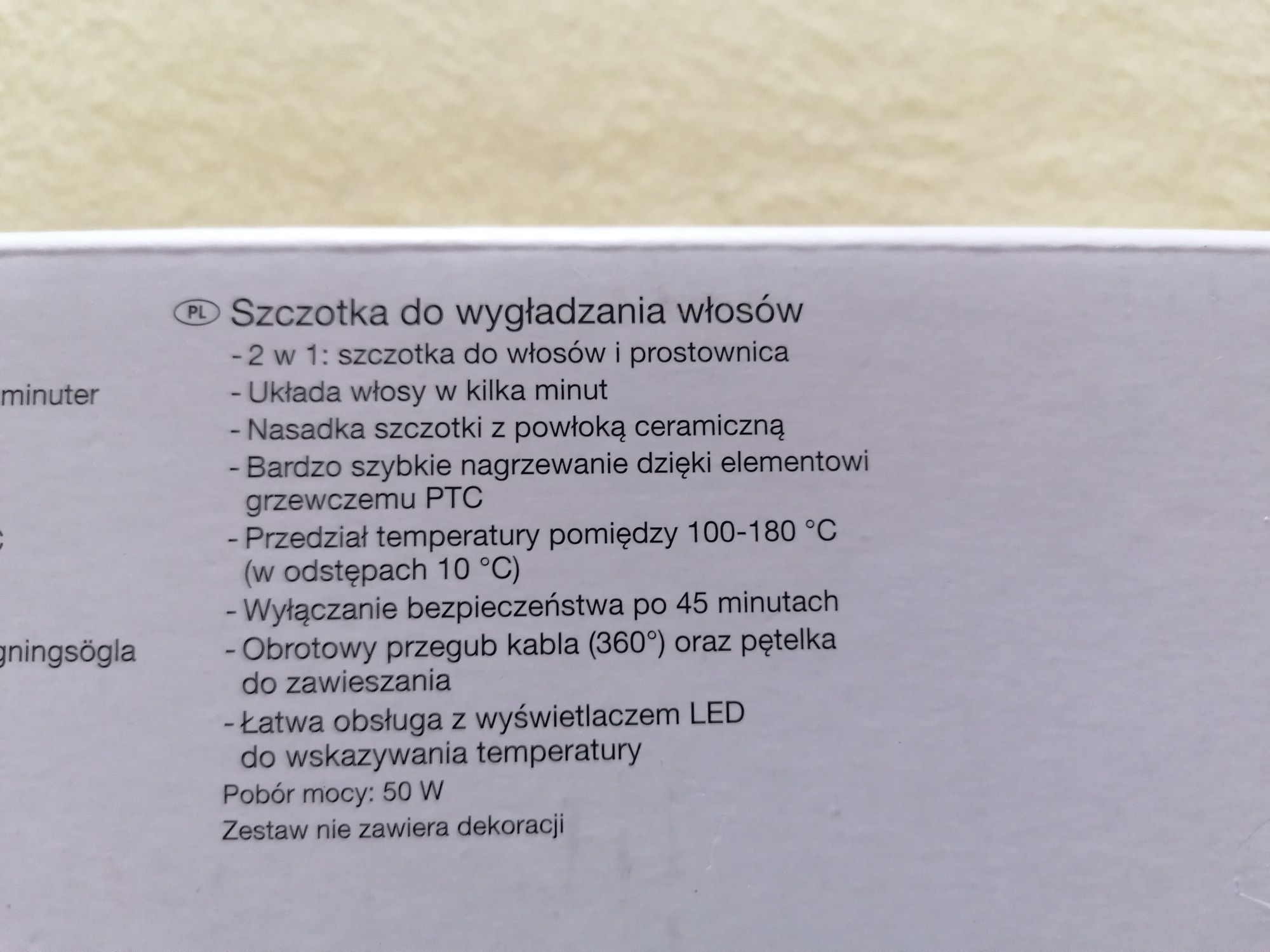 Szczotka do wygładzania włosów