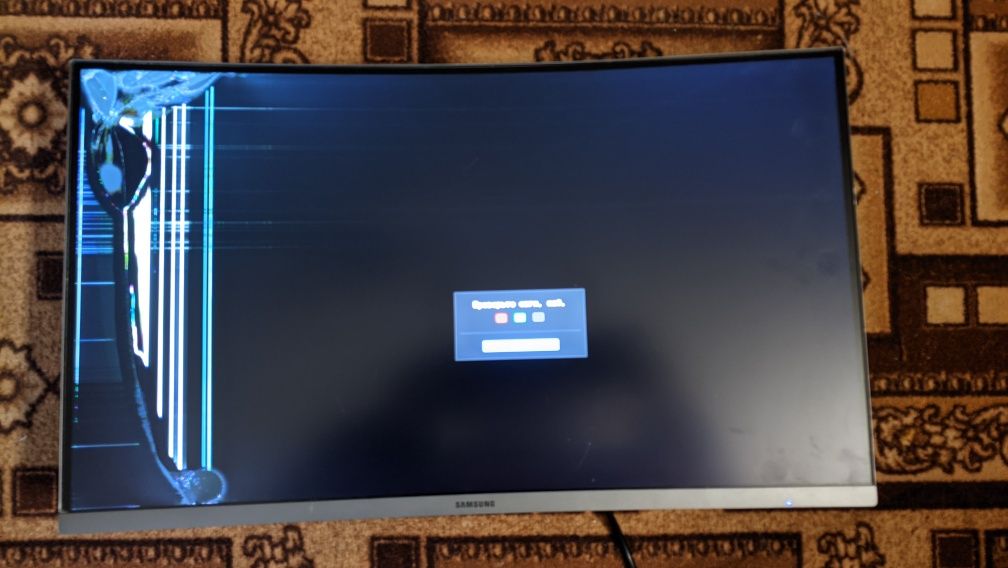 Продам 27 дюймовый full hd led монитор Samsung C27H800FCI