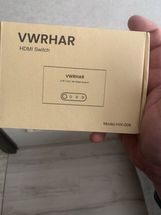 Б/в Переключатель HDMI 3 в 1 Out 4K UHD HDMI (Без пульта)