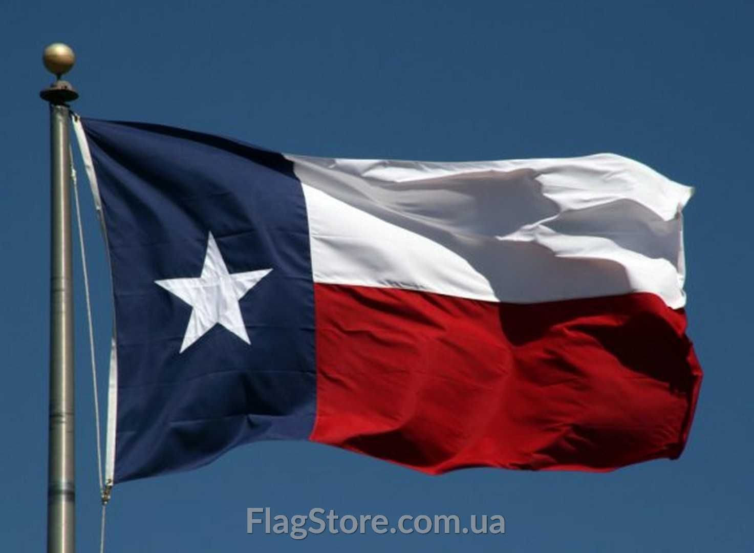 Флаг штата Техаса/техасский 150х90 см прапор Техасу США flag of Texas