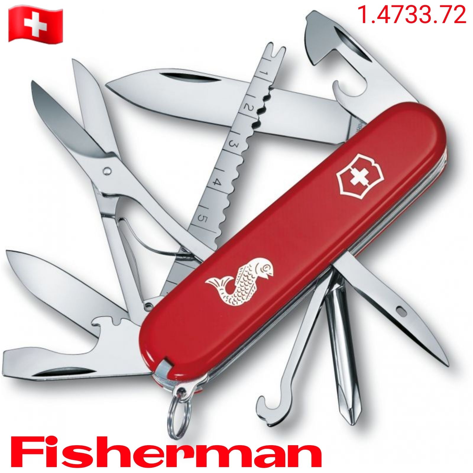 Ніж Victorinox Нож Handyman SwissChamp Fisherman Angler Explorеr Climb