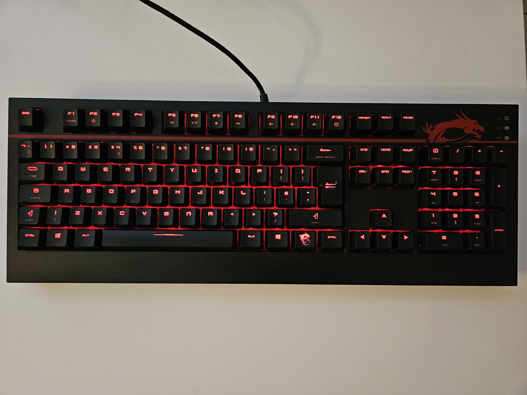 Klawiatura Gamngowa MSI GK-701