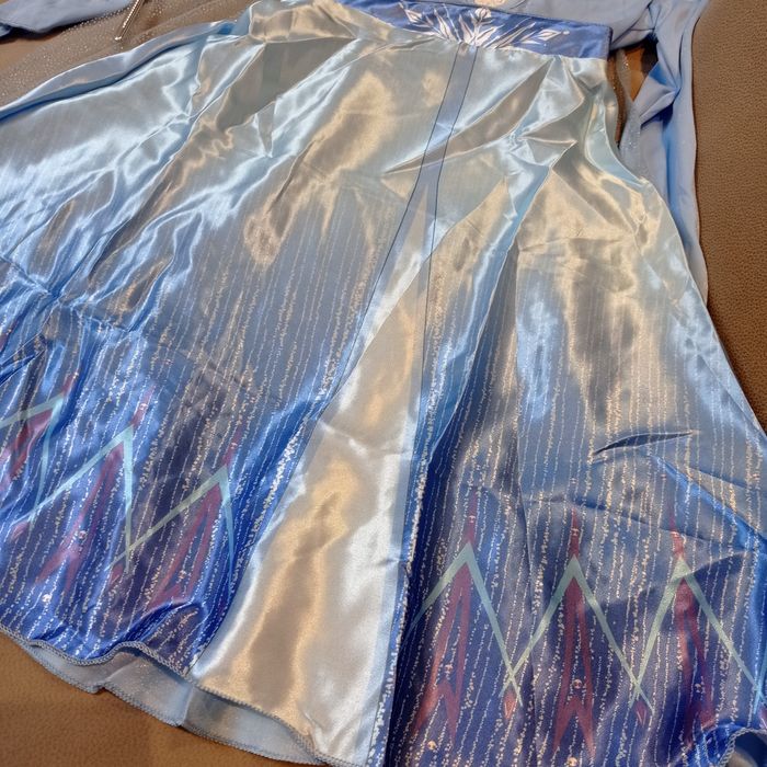 Sukienka strój karnawałowy przebranie Elsa Kraina Lodu r.116-122