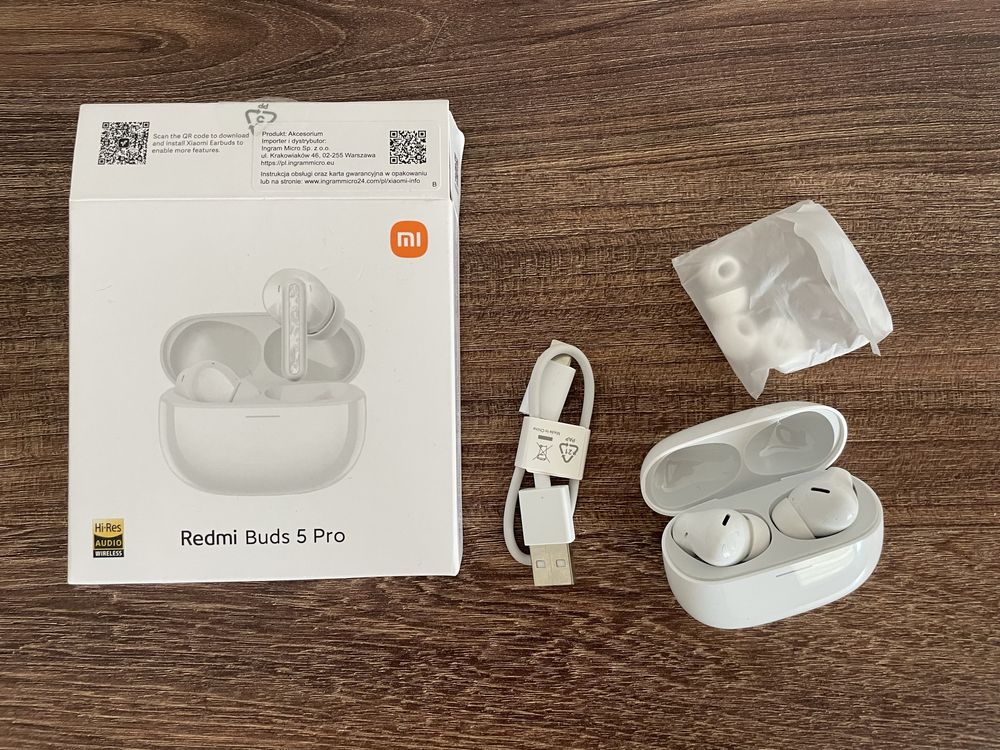 Słuchawki douszne Redmi Buds 5Pro NOWE