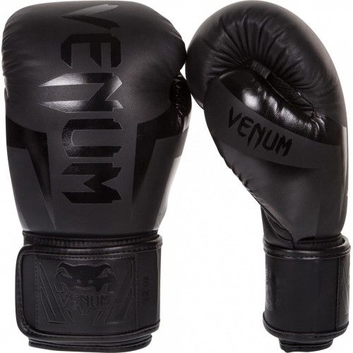 Оригинальные Боксерские Перчатки Venum Elite Boxing Gloves - Black