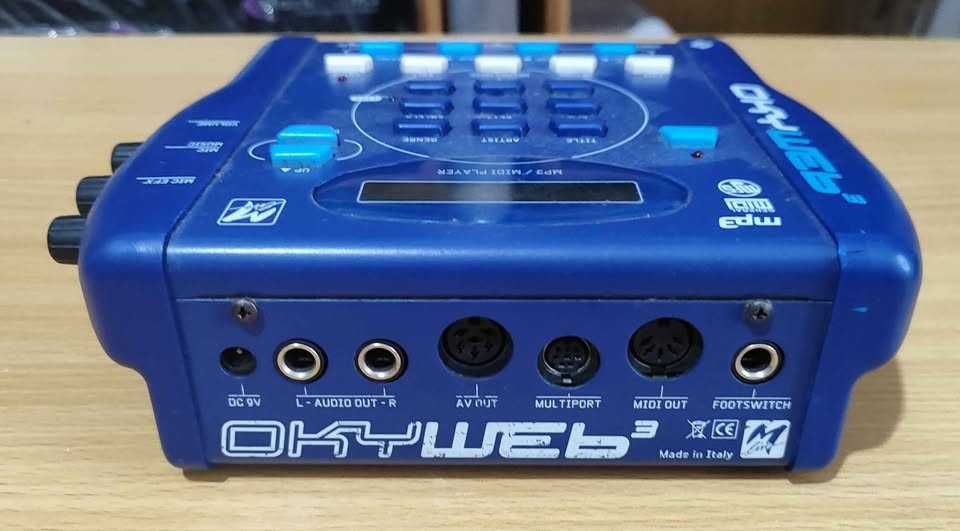 Leitor Backing Track OKYWEB M-Live