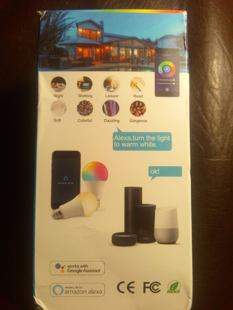 Tuya Wifi Smart Bulb 15W RGB