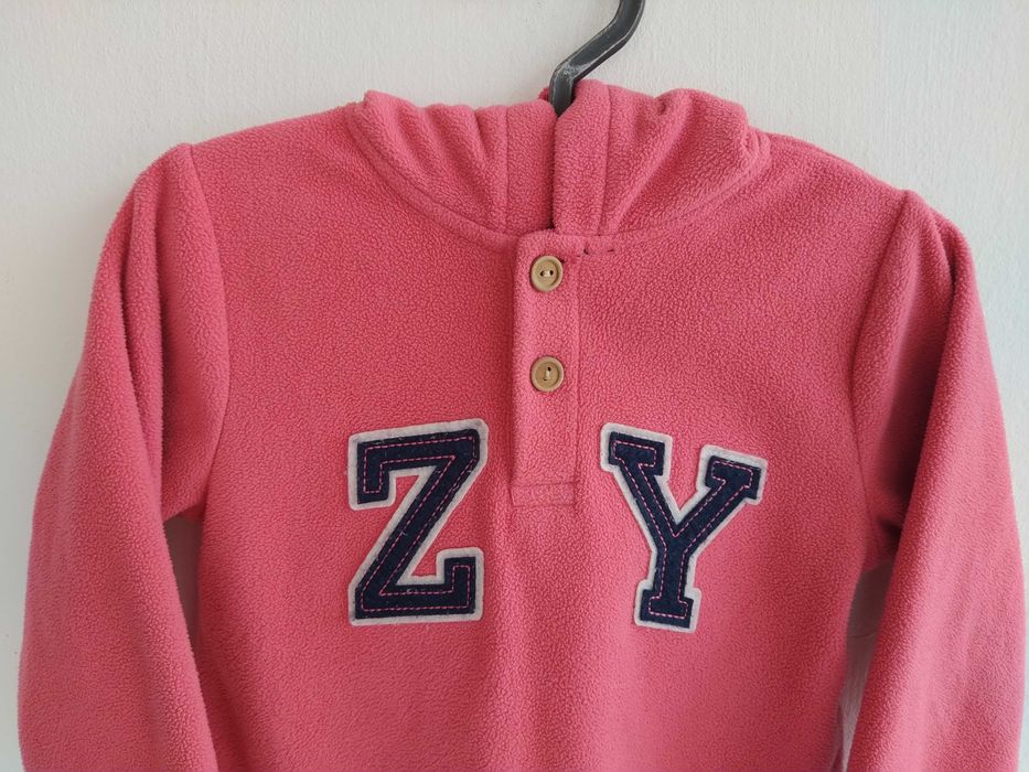 Casaco com capuz cor de rosa - Zippy - 18 - 24 meses - 88 cm