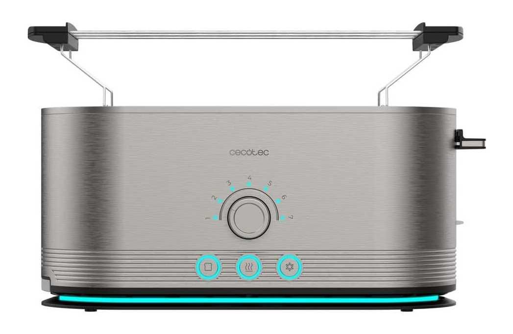 TOSTER PIONOWY ze stali nierdzewnej Cecotec 1400W z długim otworem