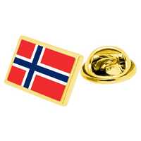 Przypinka pin wpinka flaga Norwegii