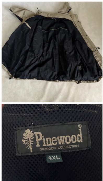 Kurtka całoroczna trekkingowa myśliwska wodoodporna Pinewood 4XL