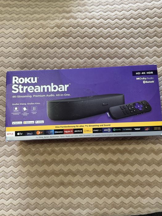 Саундбар Smart приставка Roku Streambar 4K HDR Streaming Device