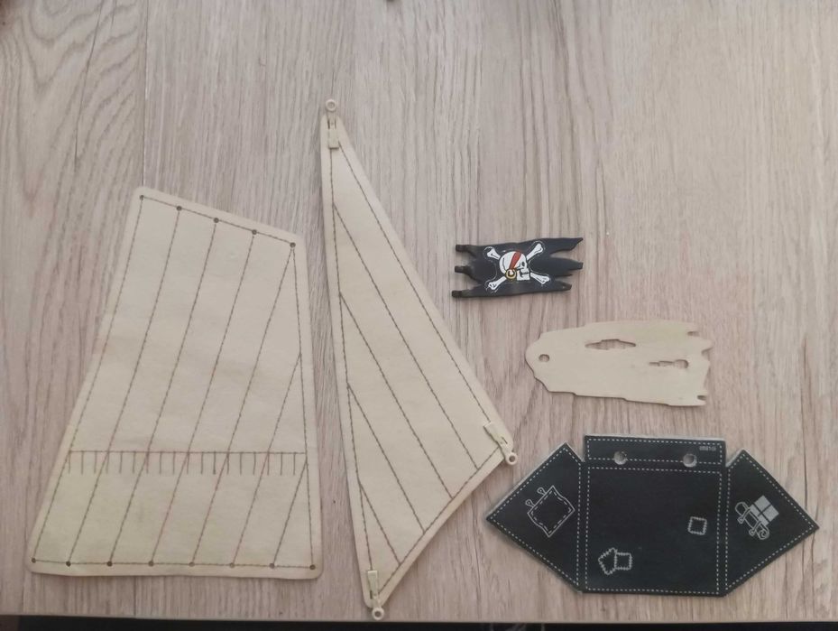 Playmobil elementy z zestawu Statek Piracki