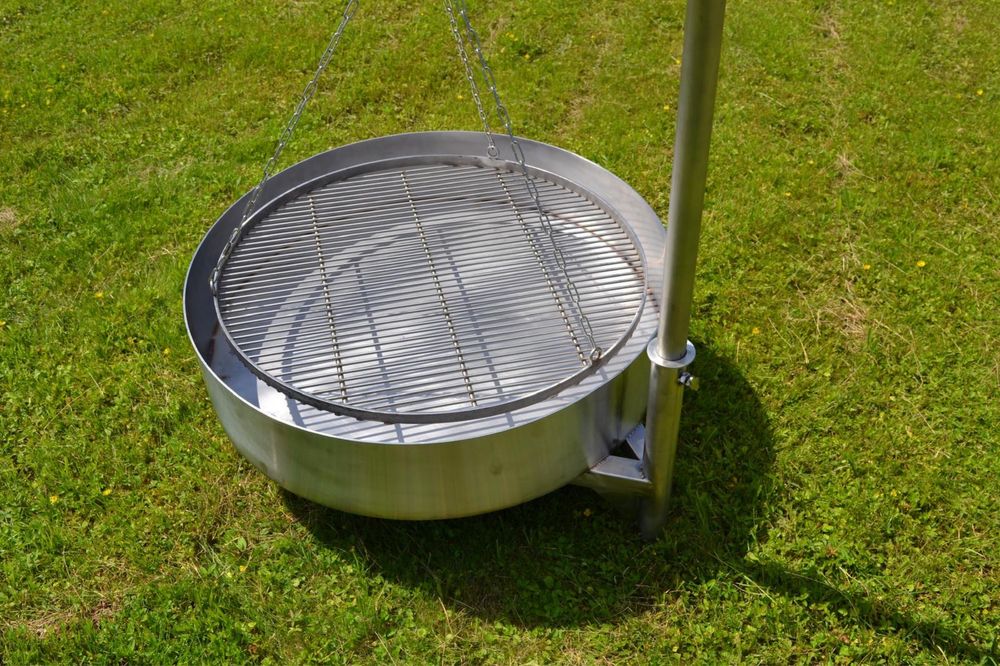 Grill ogrodowy ze stali nierdzewnej