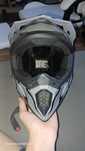 Capacete estilo cross