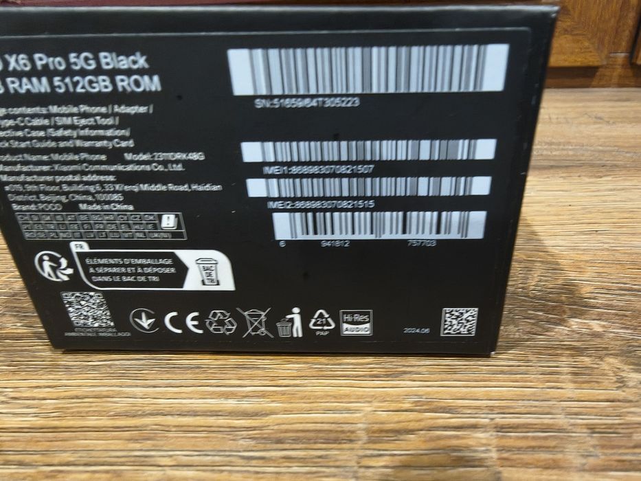 Poco X6 pro 12/512 gwarancja bez blokad