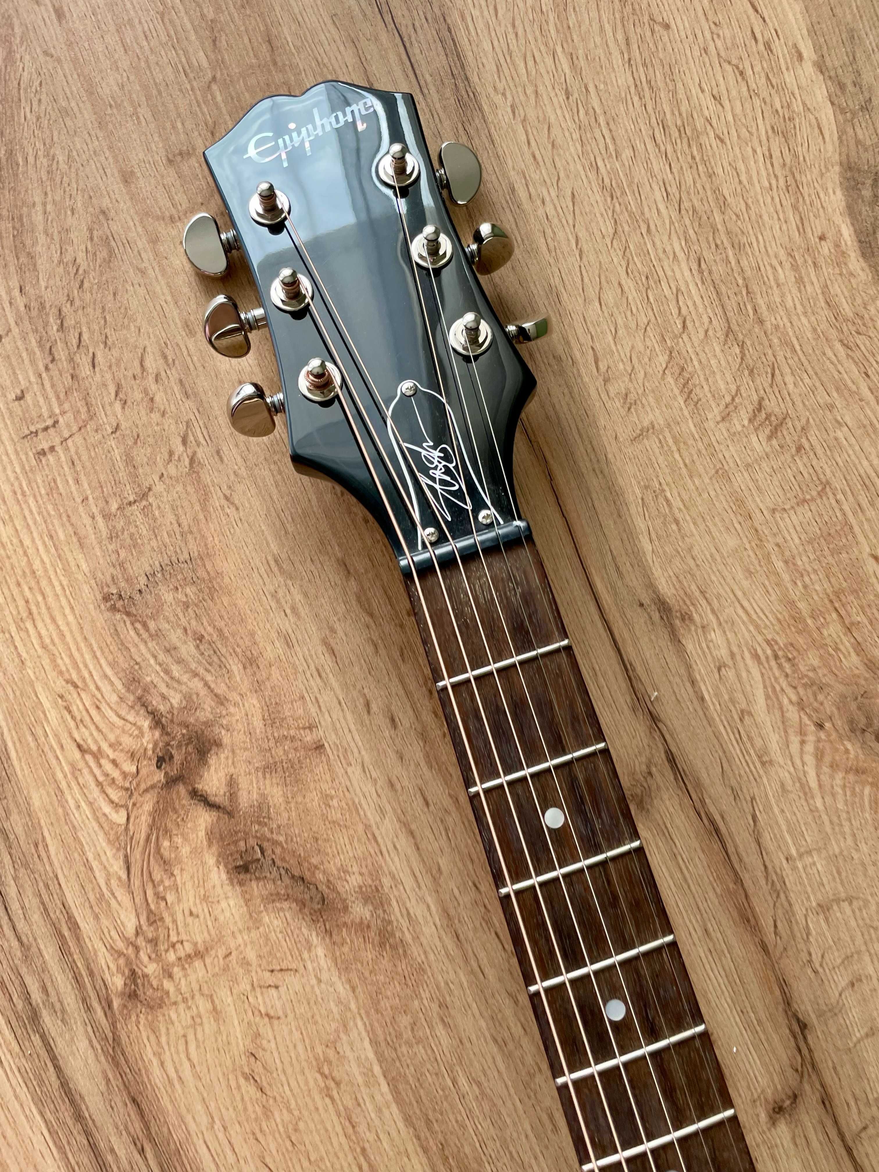 Epiphone Slash J-45 elektroakustyk – lite drewno, lutniczy setup