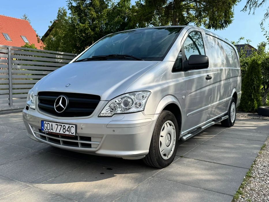 Mercedes-Benz VITO LONG CHŁODNIA ORUROWANIE MAŁY PRZEBIEG  Sprowadzony Zarejestrowany Gotowy do Pracy Faktura VAT Marża