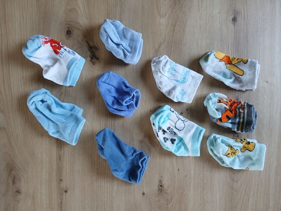 Skarpetki niemowlęce zestaw, dla chłopca, dla dziewczynki