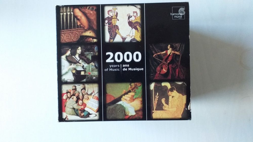 Caixa de CD's - 1000 years of Music - Harmonia Mundi