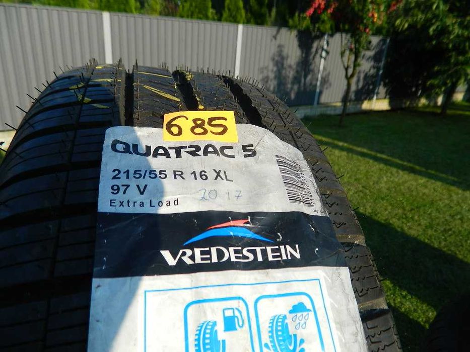 Шина колеса резина R16 215/55 Vredestein Quatrac5 4шт Зима