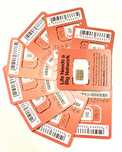 Three UK +44 SIM Aktywna rozmowy bez limitu 10 GB UE