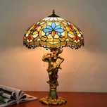 Lampa witrażowa w stylu Tiffany. Barokowa Venus, 64 cm