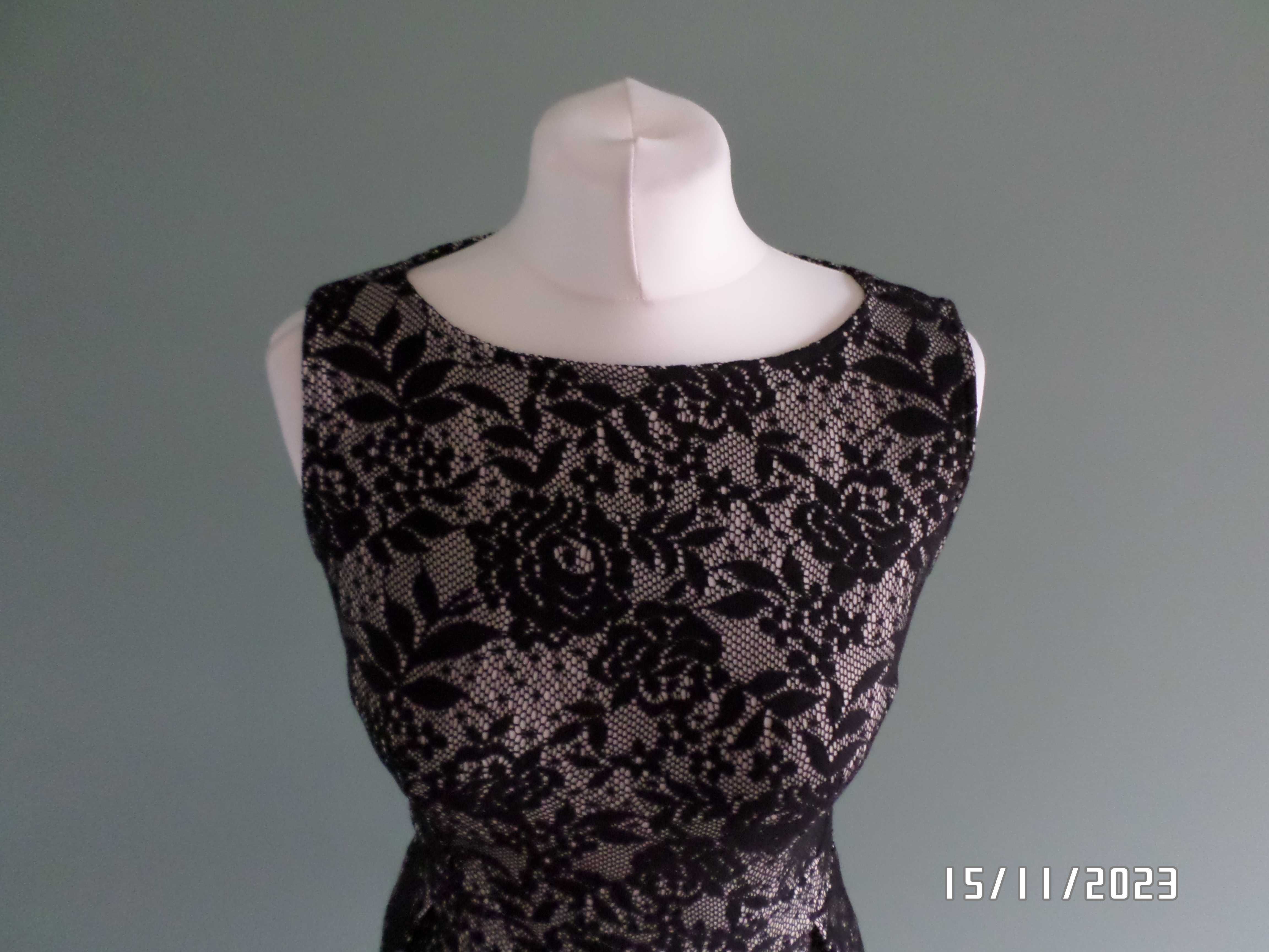 sukienka marki Orsay w kolorze czarnym- rozmiar 38-S/M