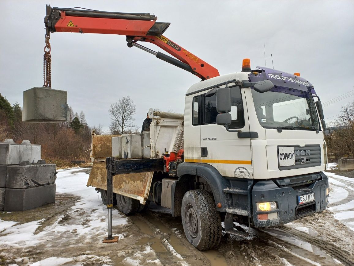 Transport maszyn budowlanych , uslugi hds , kruszywa , uslugi sprzętem